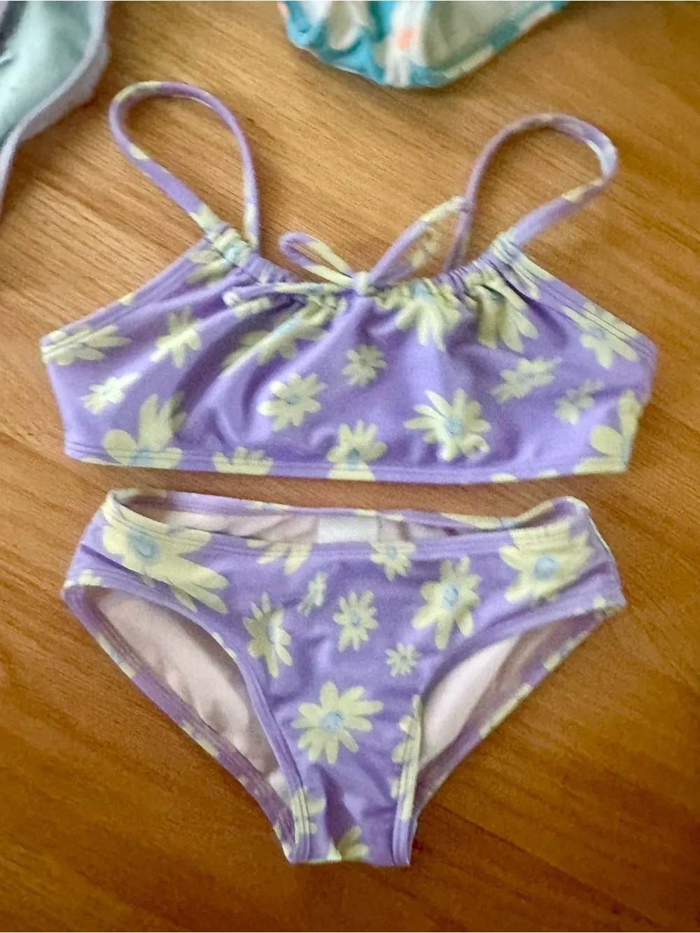 Girls bundle Two-Piece bikini Swimsuit lot-  Sz 4/5 cat and Jack art class